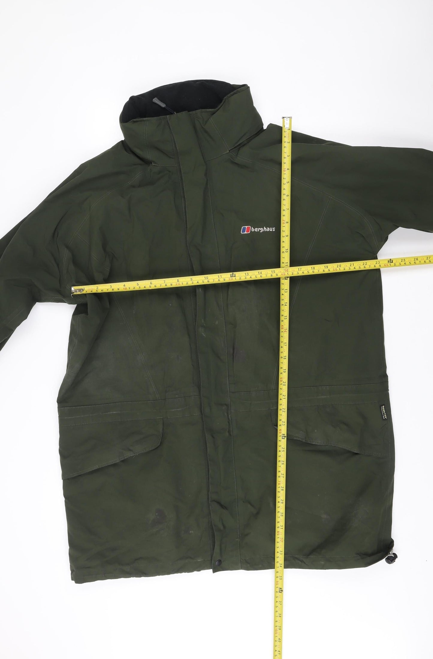 Berghaus Men's Green XL Waterproof Rain Jacket Hooded Hiking Coat