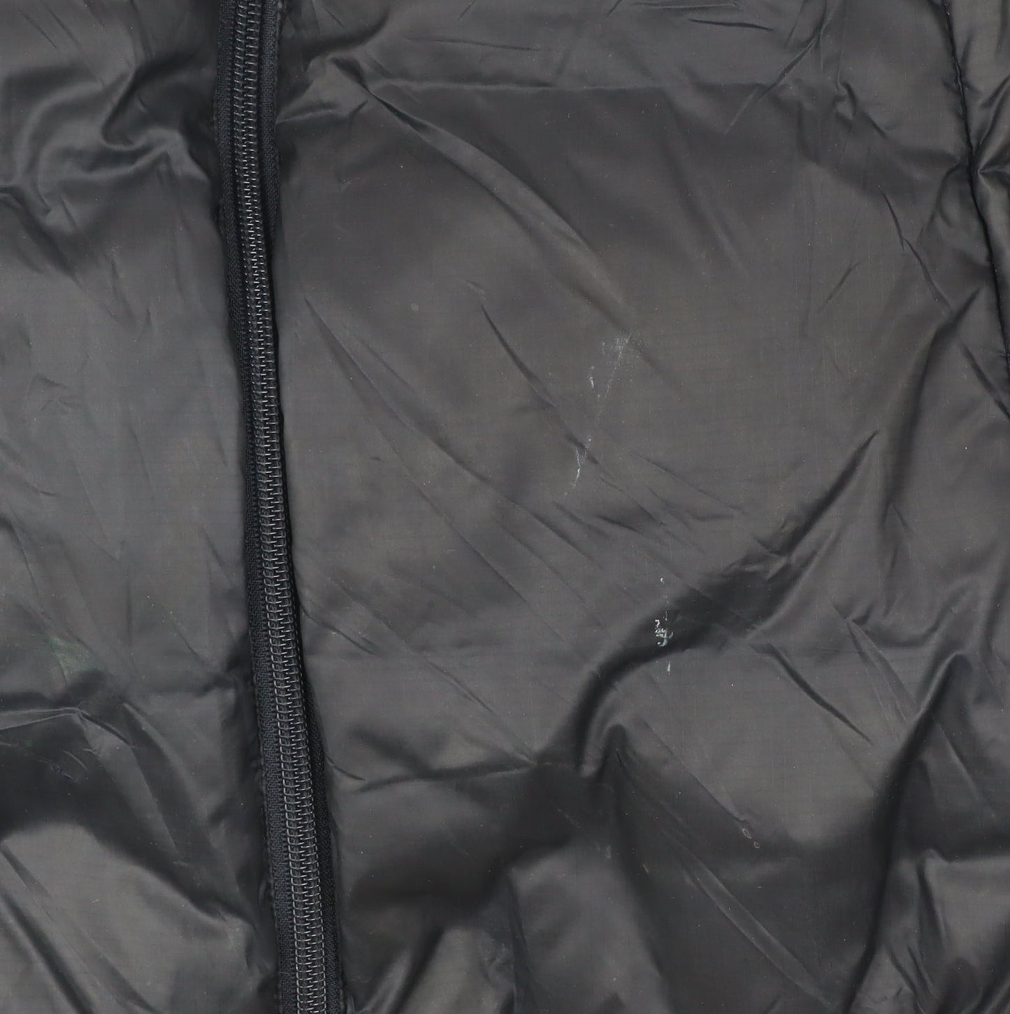 Emporio Armani Men's Black Size 52 Puffer Jacket Hooded Down
