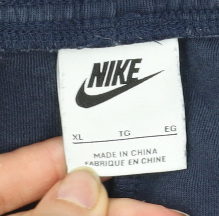 Nike Mens Blue XL Jogger Sweatpants Tapered Fit Activewear