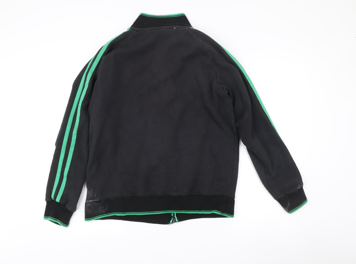 Lonsdale Men’s Black Track Jacket Size L Full Zip Cotton Blend