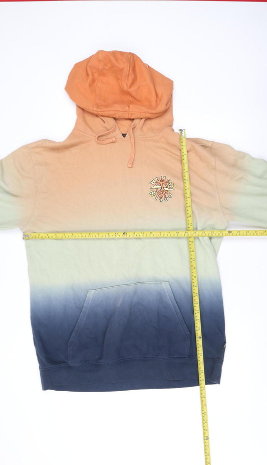 Vans Mens XL Multicoloured Pullover Hoodie Peace Graphic Cotton Blend