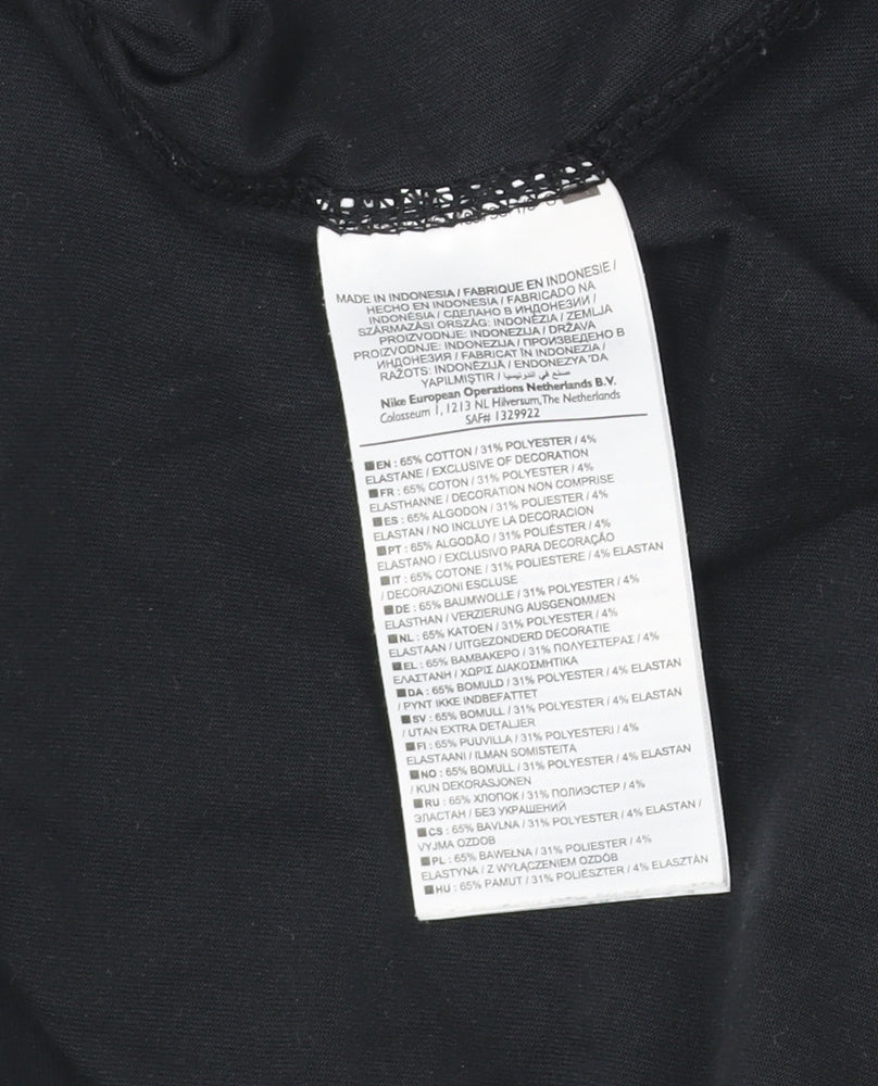 Nike Women Black XL Dri-Fit Just Do It T-Shirt Sports Top