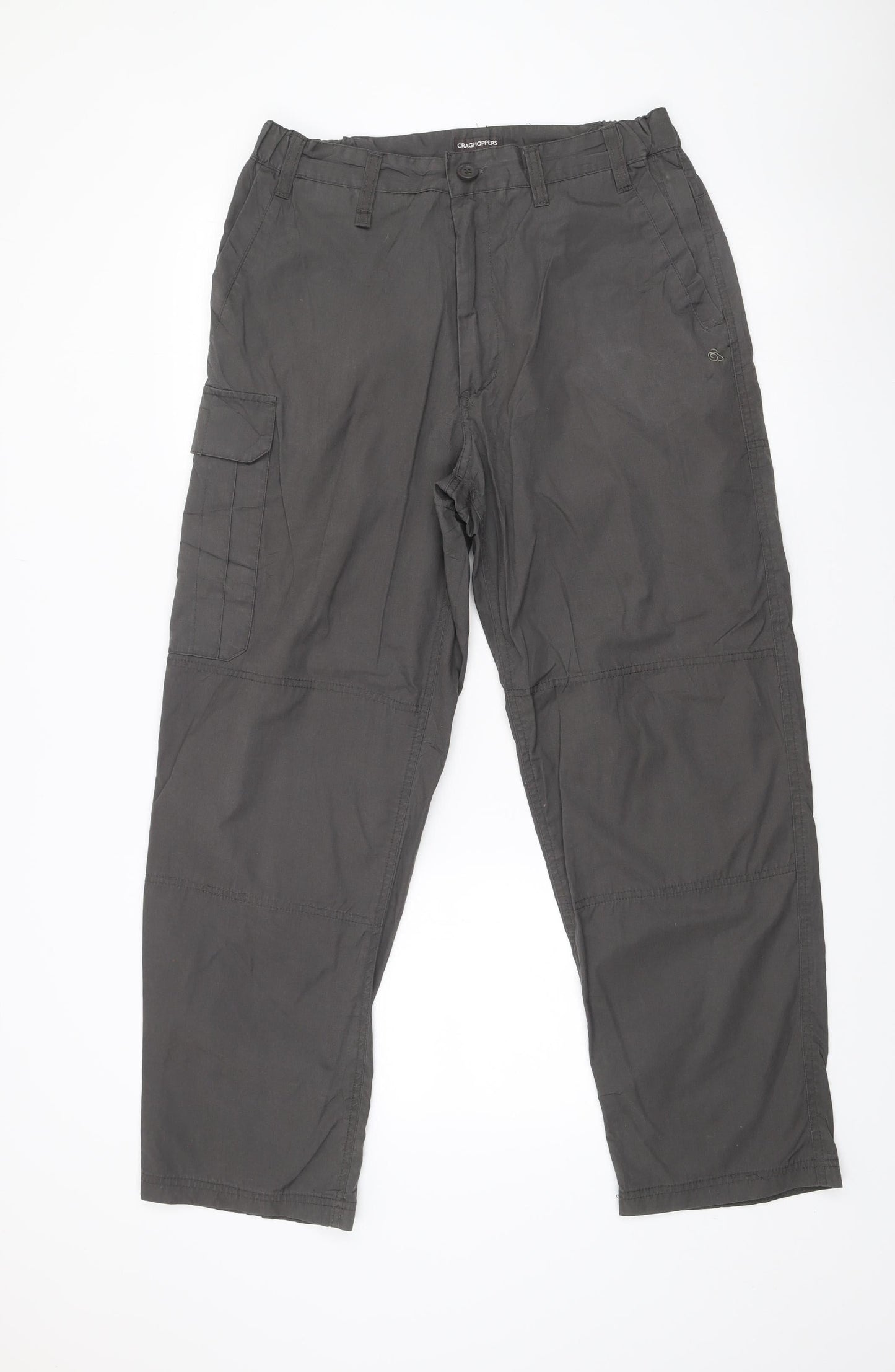 Craghoppers Men's Grey Cargo Trousers Size S 32in Regular Fit