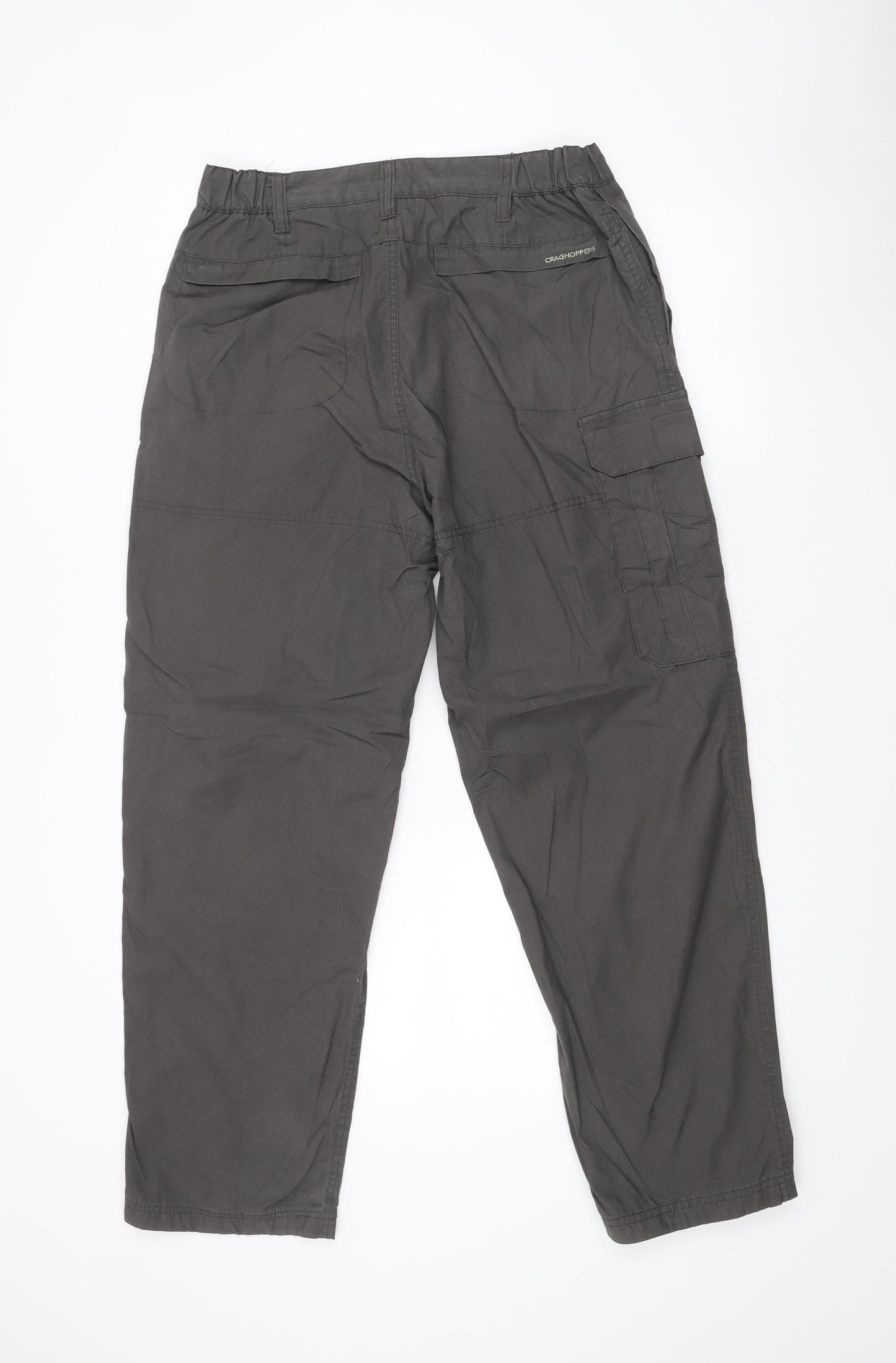 Craghoppers Men's Grey Cargo Trousers Size S 32in Regular Fit