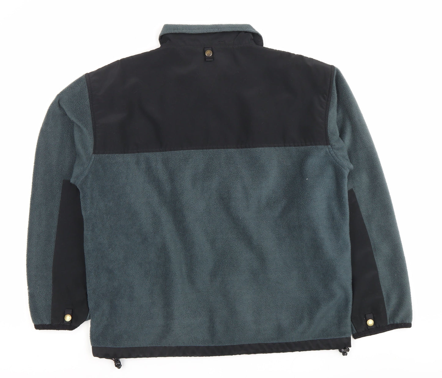 The North Face Men’s Medium Green Fleece Jacket Windproof Outdoor