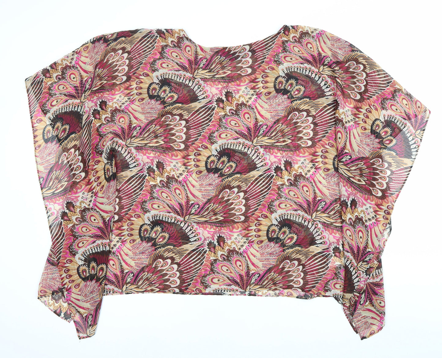 Susan Graver Women’s Multicoloured Floral Tunic Blouse M