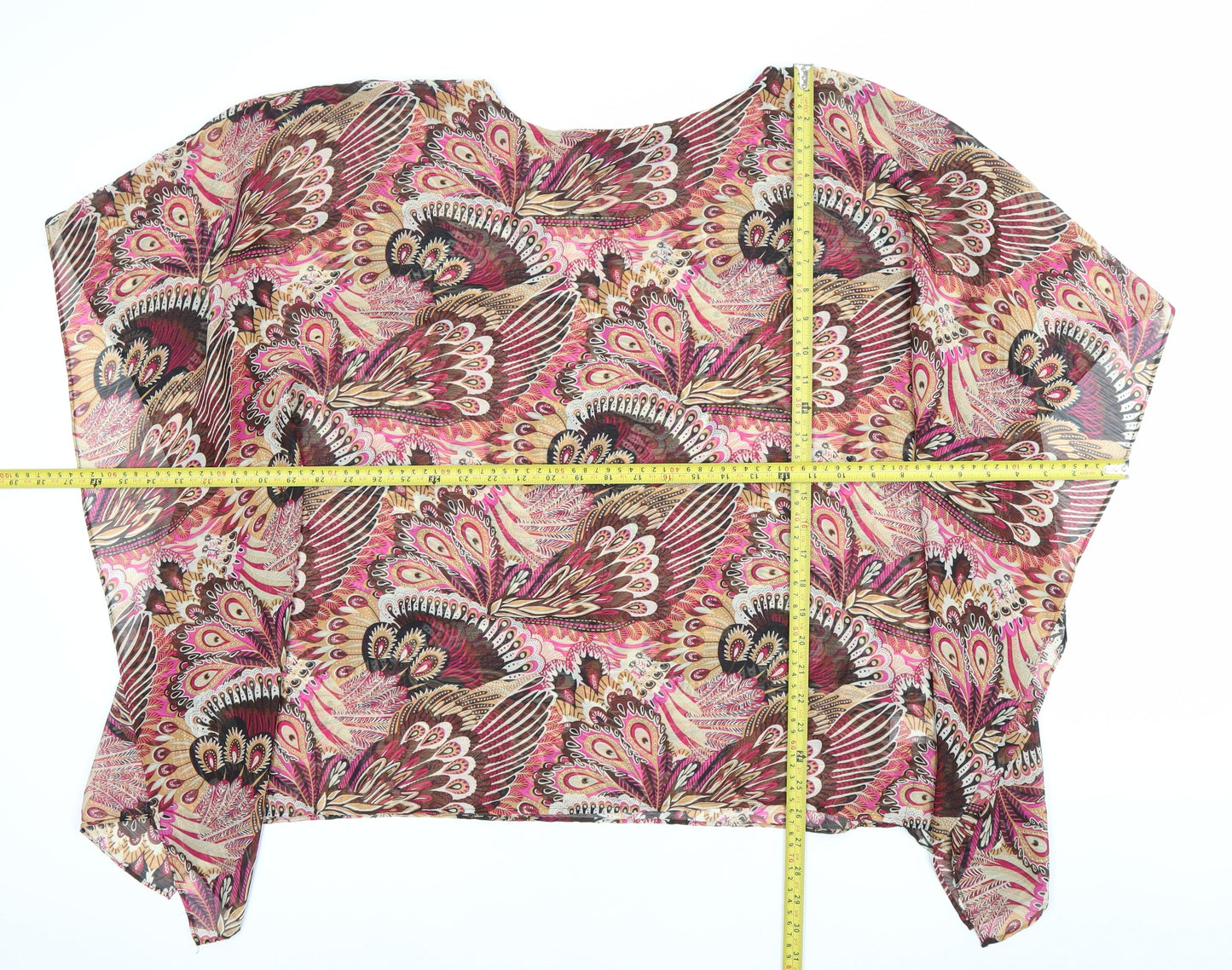 Susan Graver Women’s Multicoloured Floral Tunic Blouse M