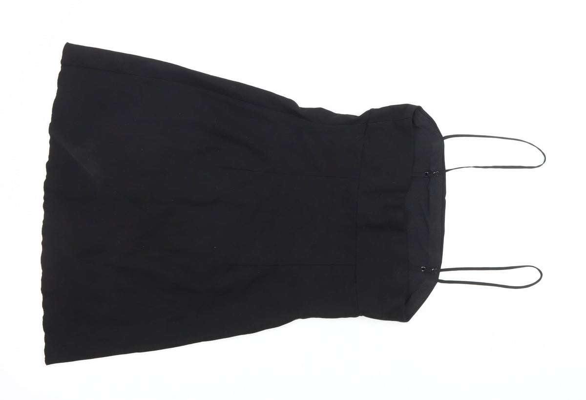 Additional view of Silence + Noise Women’s Black M Slip Dress Strappy Summer Partywear
