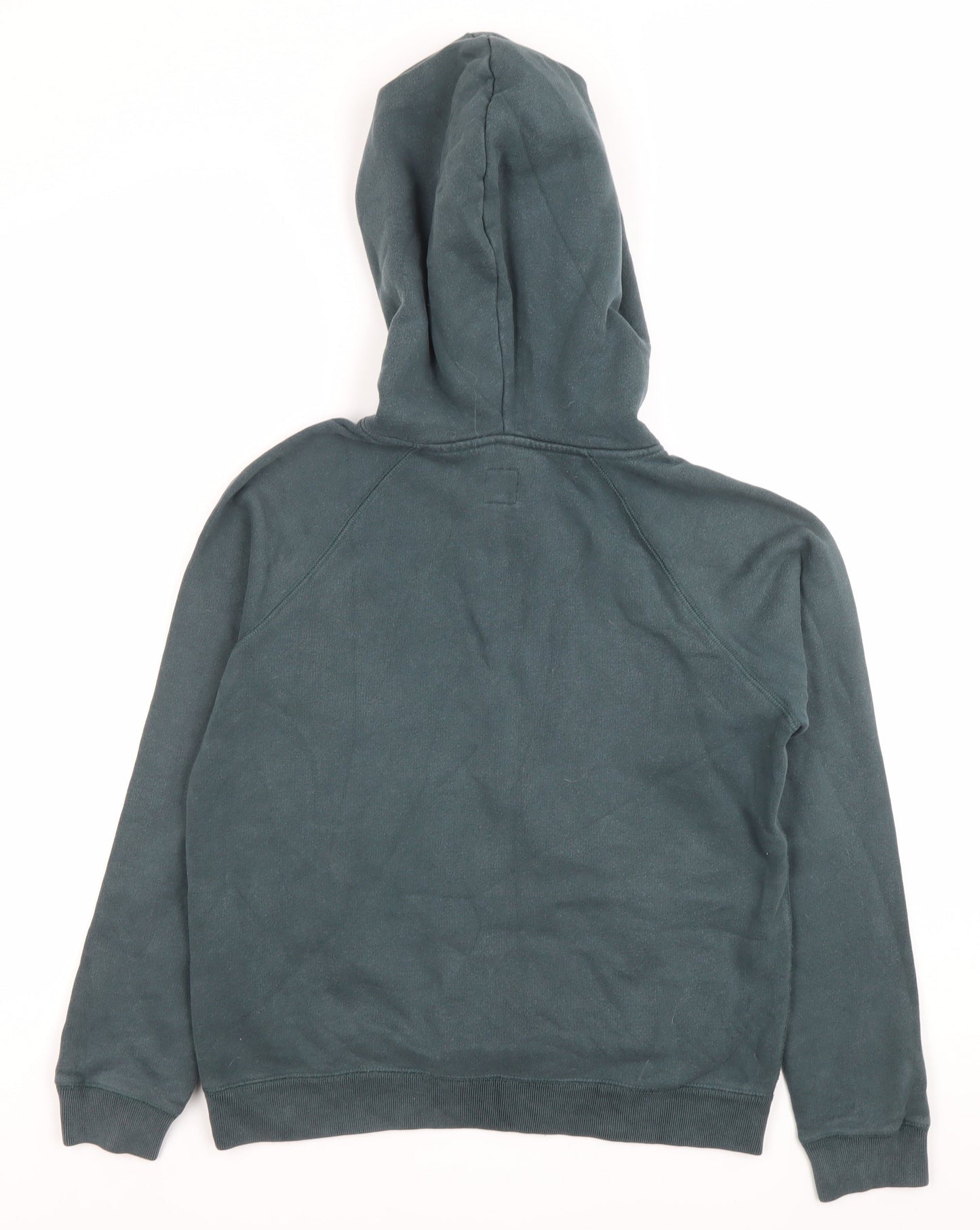 Jack Wills Womens Grey Hoodie UK 6 Cotton Blend Logo Pullover