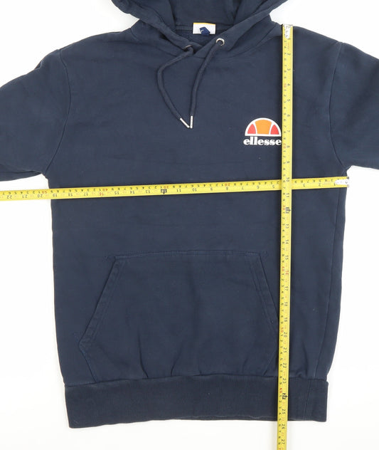Ellesse Mens Blue Pullover Hoodie Size L Regular Fit Sportswear