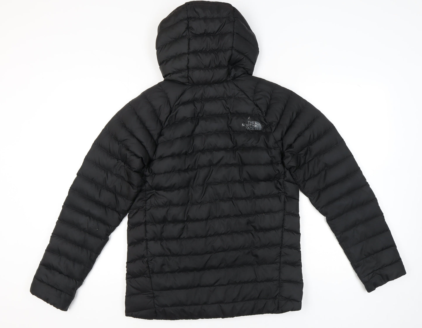 The North Face Mens Black S Puffer Jacket Hooded Down Insulated
