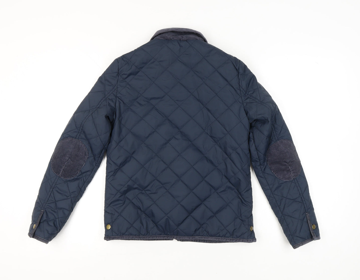 Jack Wills Womens Blue Quilted Casual Jacket Coat UK 8