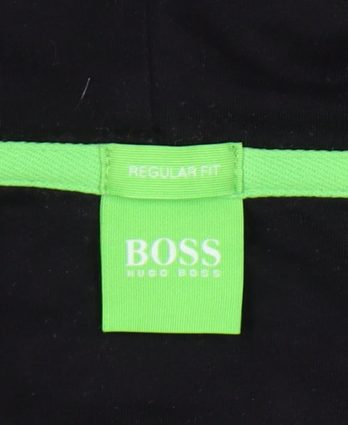 Hugo Boss Unisex Adults Black XL Full Zip Hoodie Jacket
