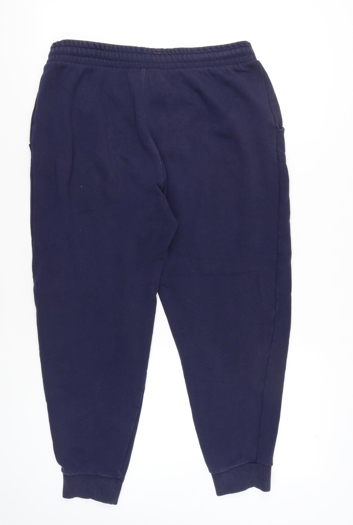 Fila Womens Blue L Jogger Sweatpants Tapered Cotton Blend