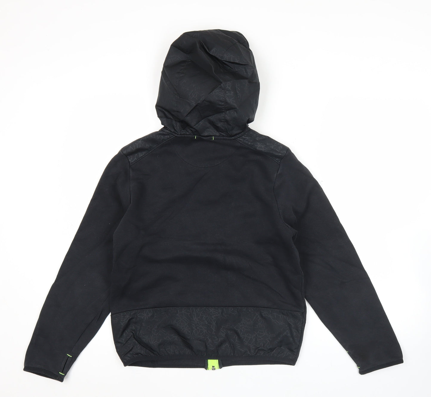 Nike Men’s Black Full Zip Hoodie L Sportswear Graphic Hooded