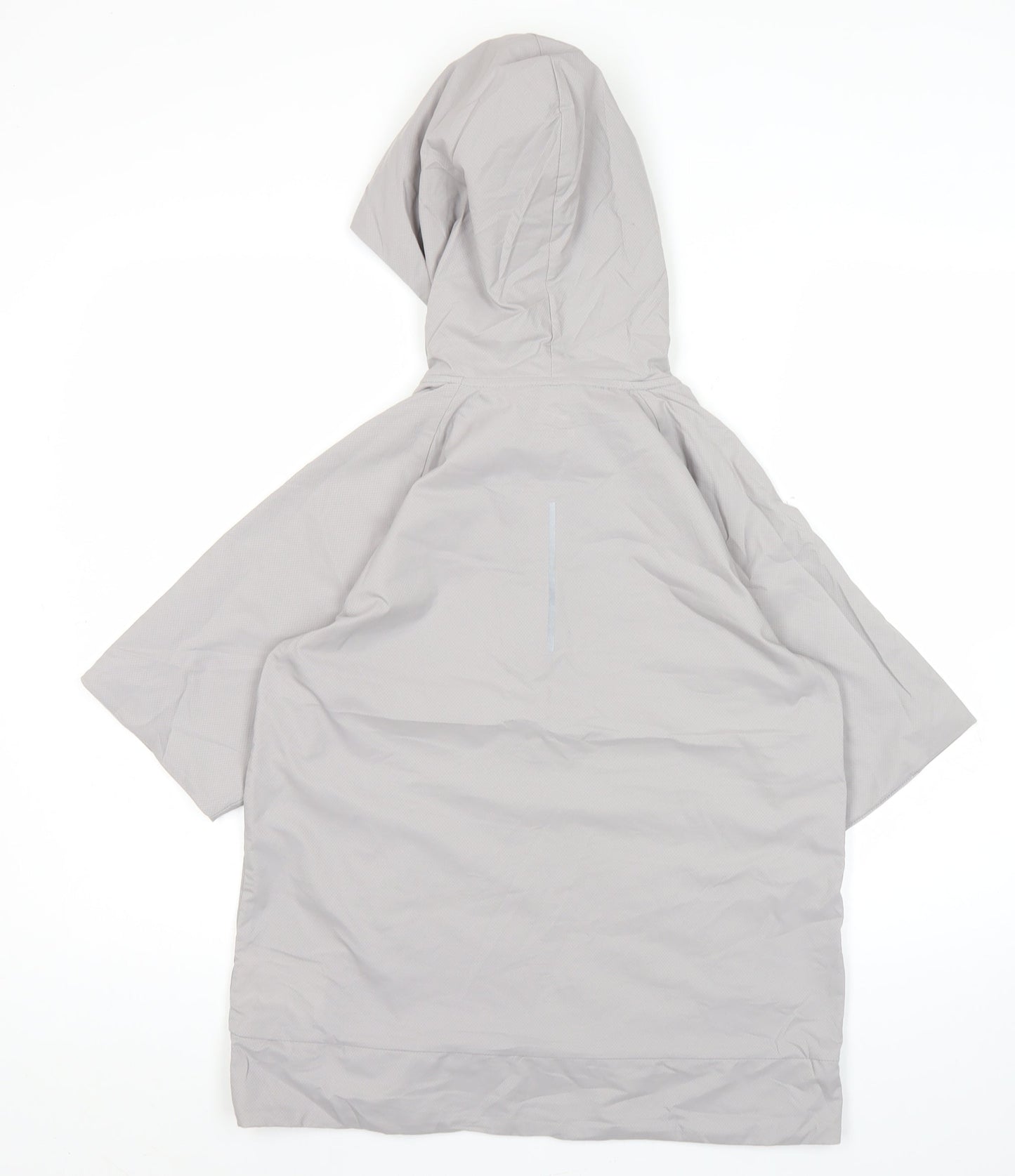 Nike Men's Grey Pullover Hoodie M Short Sleeve Lightweight