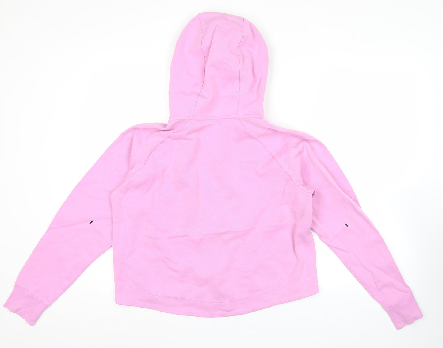 Nike Women’s Pink Full Zip Hoodie Sweatshirt Size S Cotton Blend