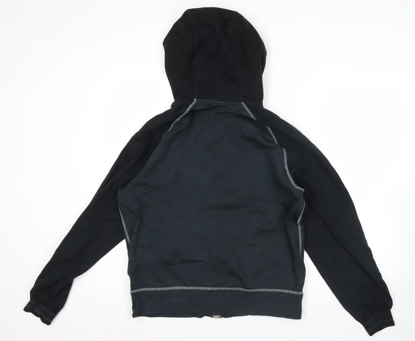 Nike Men’s Black Medium Full Zip Hoodie Air Logo Sports Fleece
