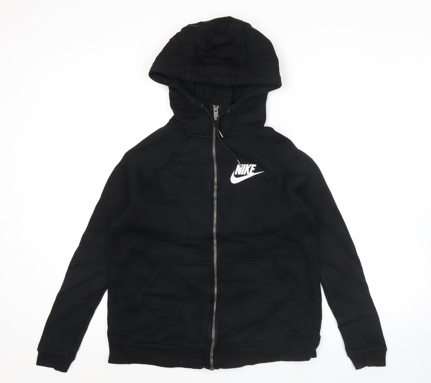 Nike Unisex Adults Black M Full Zip Hoodie Sweatshirt