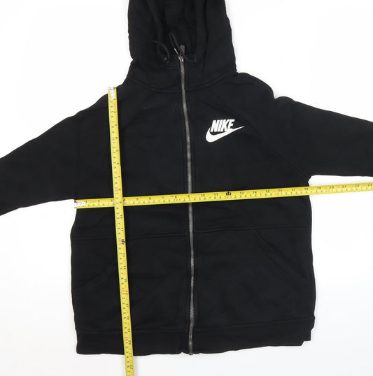 Nike Unisex Adults Black M Full Zip Hoodie Sweatshirt
