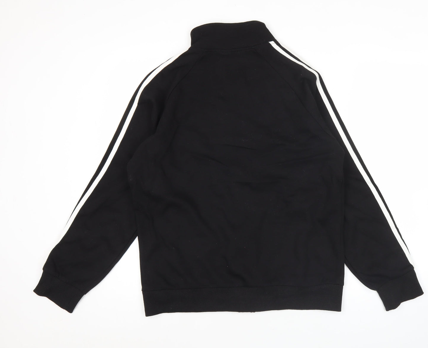 Adidas Mens Black Track Jacket Size S Cotton Full Zip Sportswear