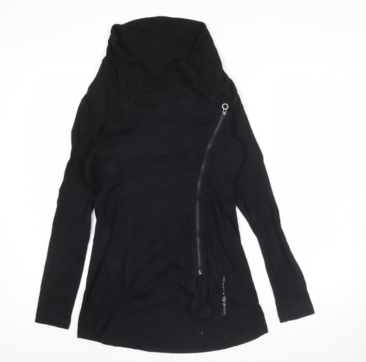 Calvin Klein Performance Women's Black Zip Hoodie Size M Quick Dry