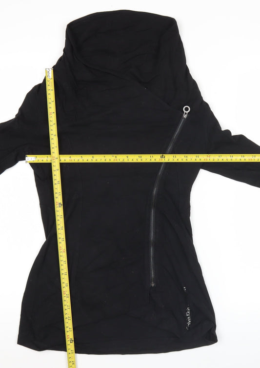 Calvin Klein Performance Women's Black Zip Hoodie Size M Quick Dry