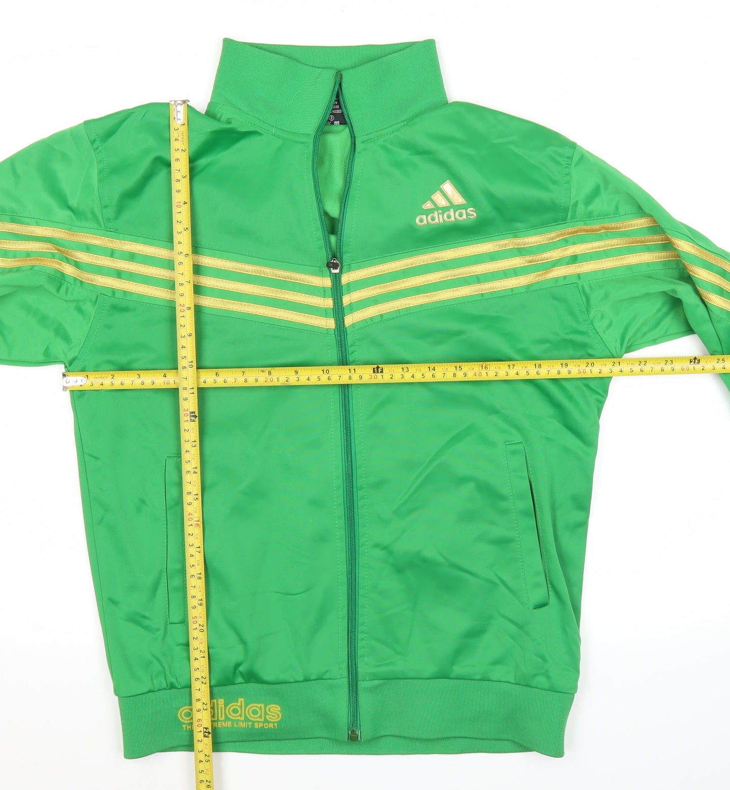 Adidas Men’s Green Track Jacket M Full Zip Sportswear