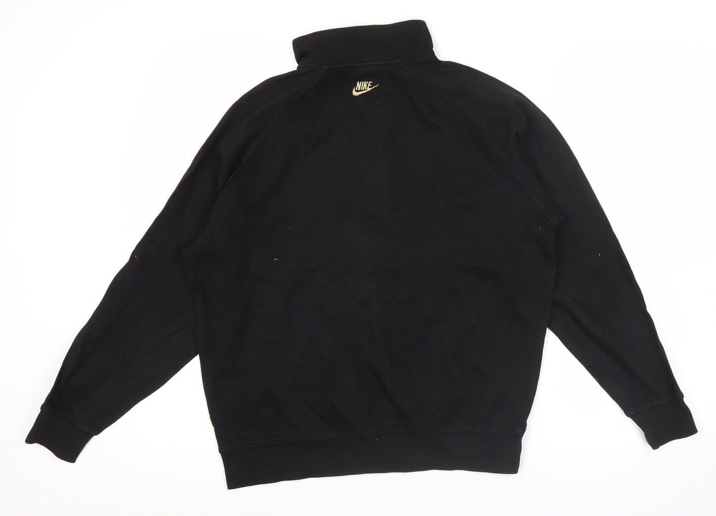 Nike Men’s Black L Sweatshirt 1/4 Zip High Neck Pullover