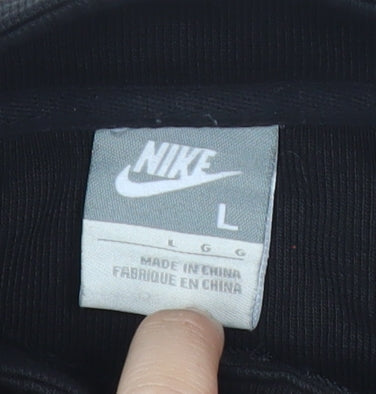 Nike Men’s Black L Sweatshirt 1/4 Zip High Neck Pullover