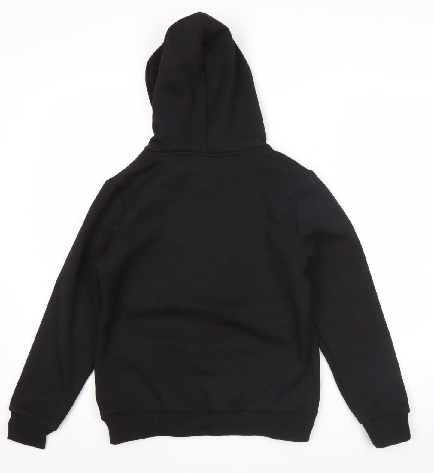Adidas Men’s Black Cotton Pullover Hoodie XL Sports Graphic