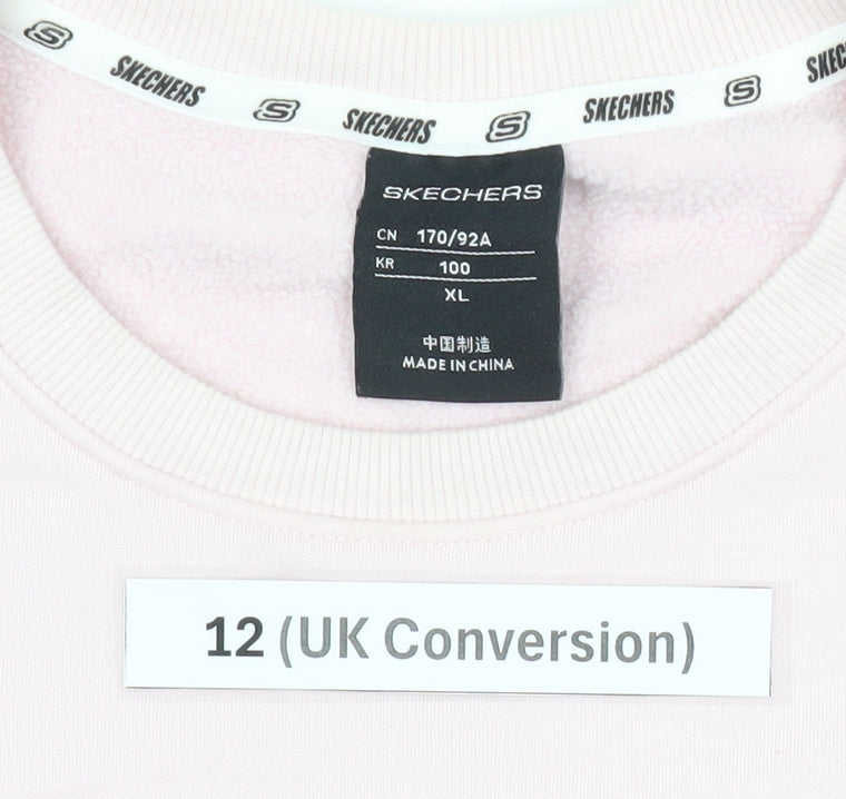 Skechers Women’s Pink Alice in Wonderland Sweatshirt Size 12