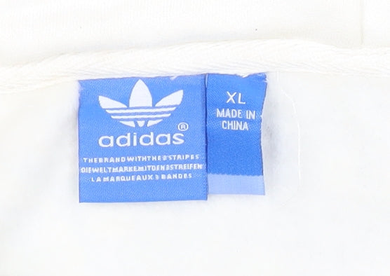 Adidas Women’s XL Black Floral Pullover Hoodie Sweatshirt