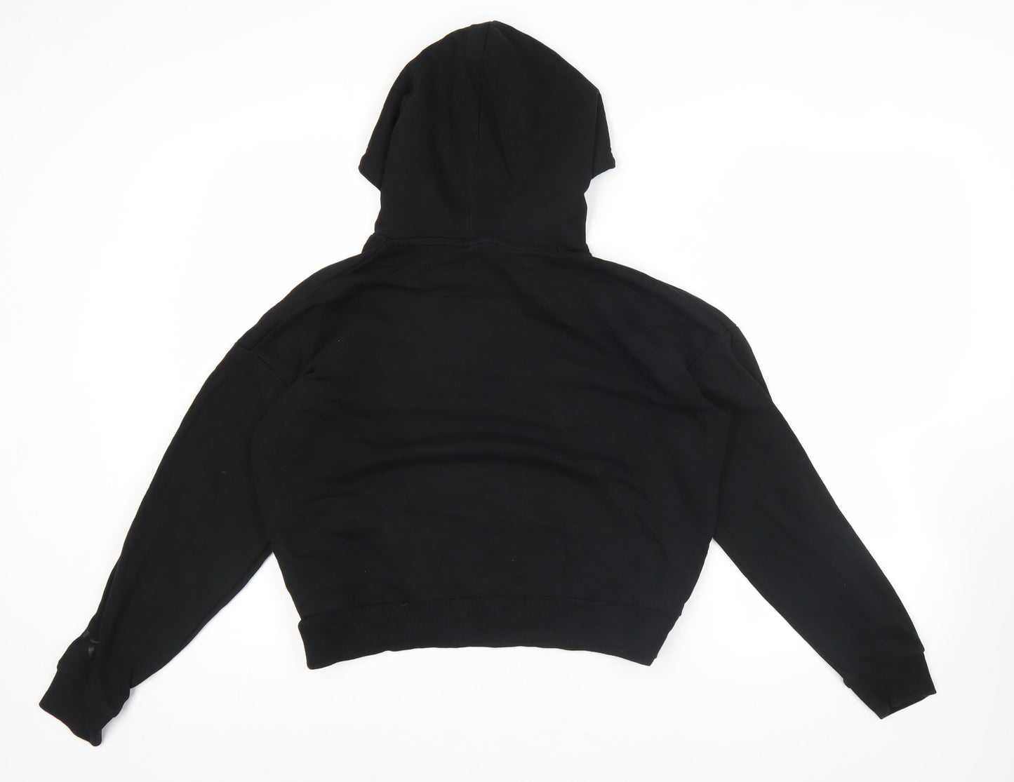 Puma Womens Black XS Pullover Hoodie Sweatshirt Hooded Logo