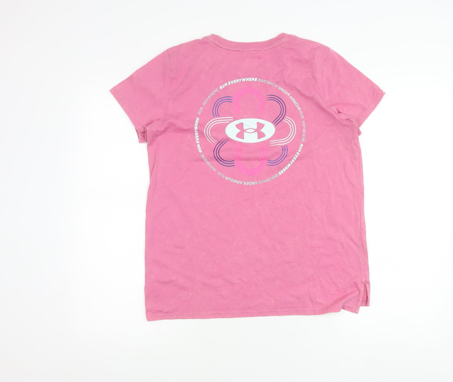 Under Armour Women’s Pink T-Shirt Small Short Sleeve Sports Top