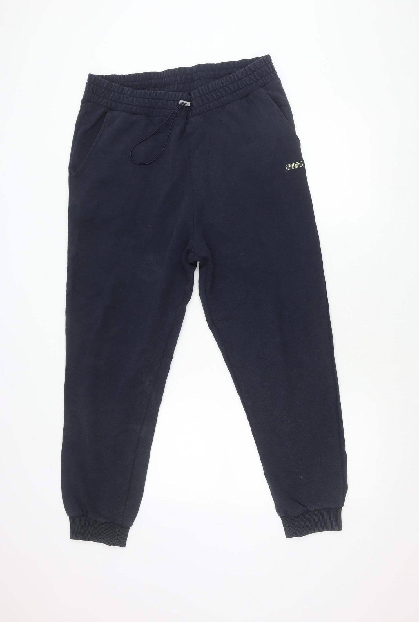 Jack & Jones Men's Blue Jogger Sweatpants M Regular Fit