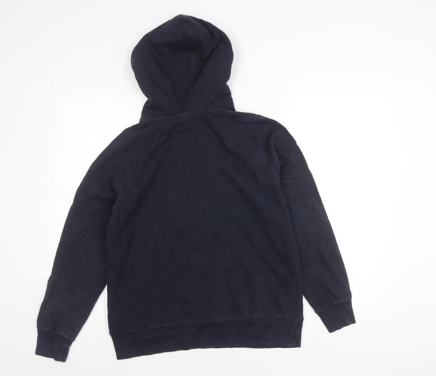 The North Face Womens Blue Pullover Hoodie Small Logo Sweatshirt