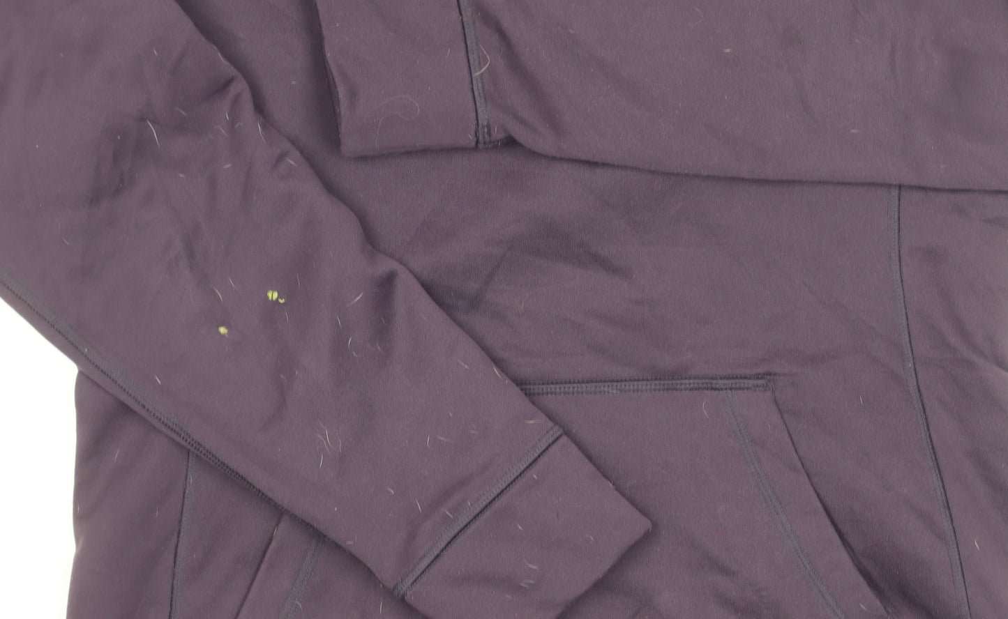 The North Face Womens Purple Pullover Hoodie M Logo Print Outdoor