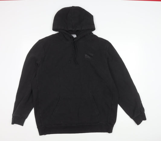Puma Mens Black XL Pullover Hoodie Sweatshirt Hooded Jumper