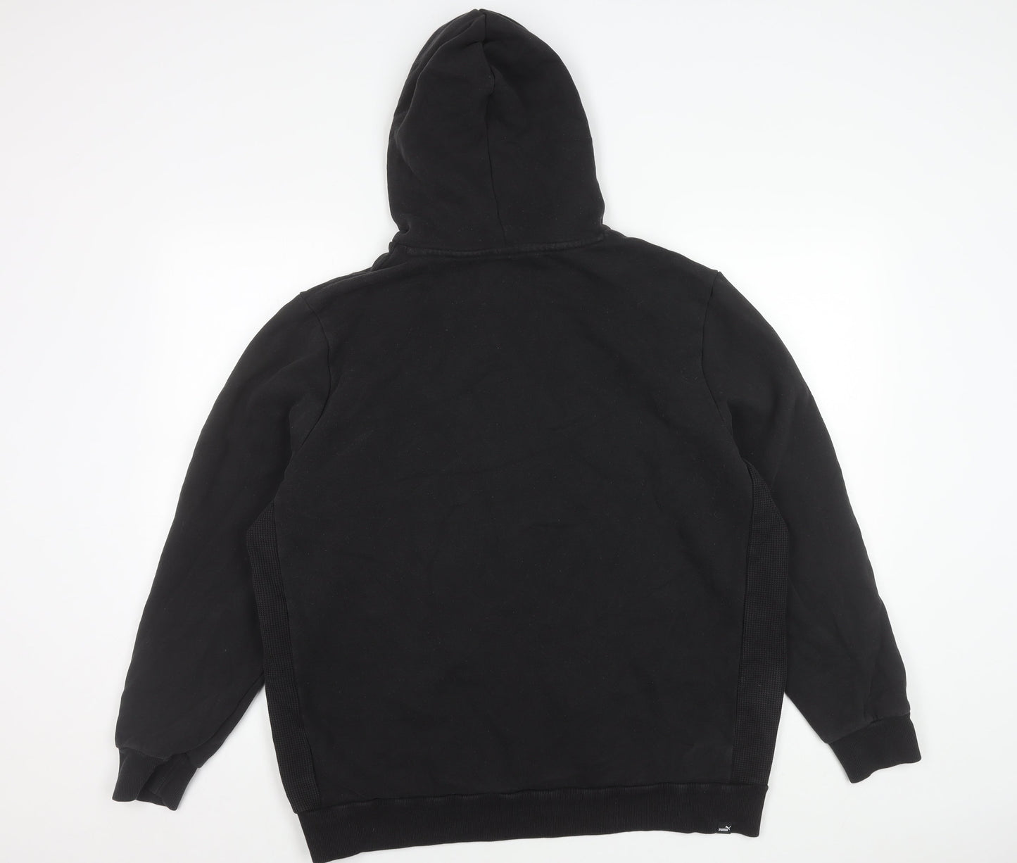 Puma Mens Black XL Pullover Hoodie Sweatshirt Hooded Jumper