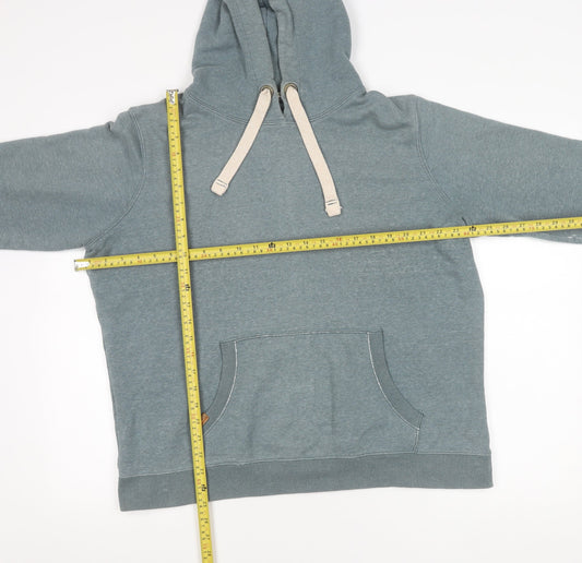 FatFace Men’s Green Pullover Hoodie L Regular Fit Cotton Blend