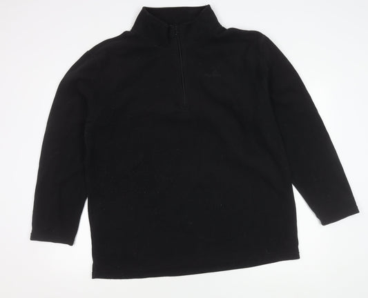 Peter Storm Men’s Black XL Fleece Pullover Sweatshirt 1/2 Zip Outdoor