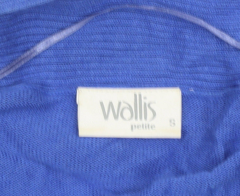 Wallis Women’s Blue Petite Cardigan S Long Sleeve Knitwear