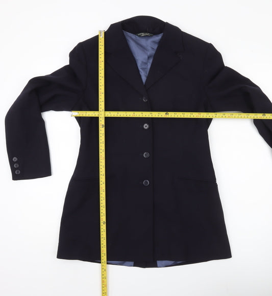 Laura Ashley Women’s Black Wool Suit Jacket UK 12 Regular Fit