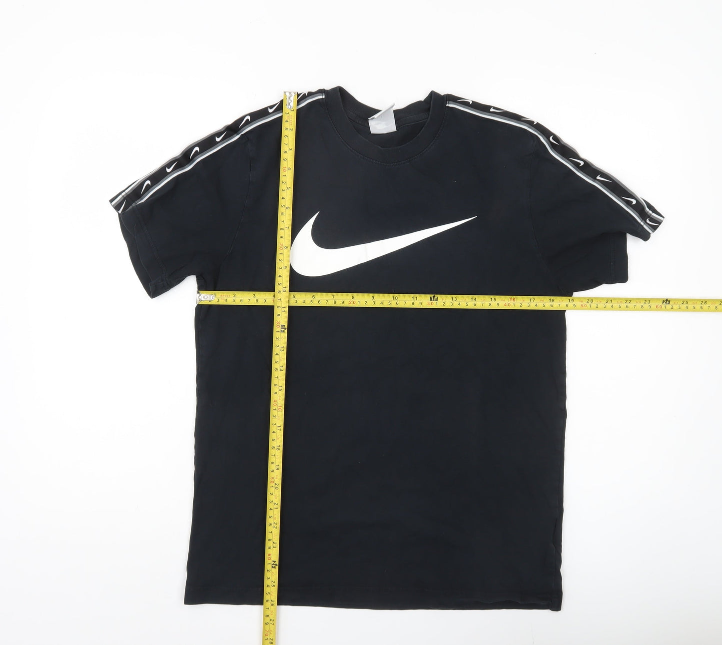 Nike Men's Black M Sports Logo Crew Neck Short Sleeve T-Shirt