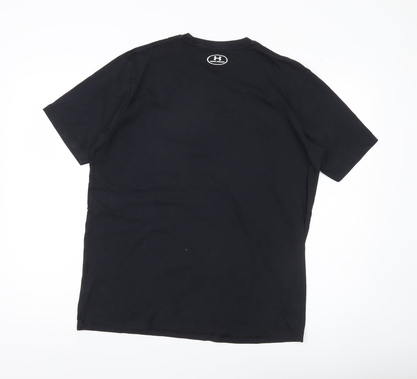 Under Armour Men's Black Graphic Logo T-Shirt Size L Relaxed Fit