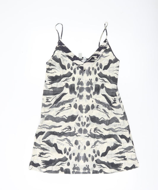 AllSaints Women’s Multicoloured Animal Print Slip Dress S