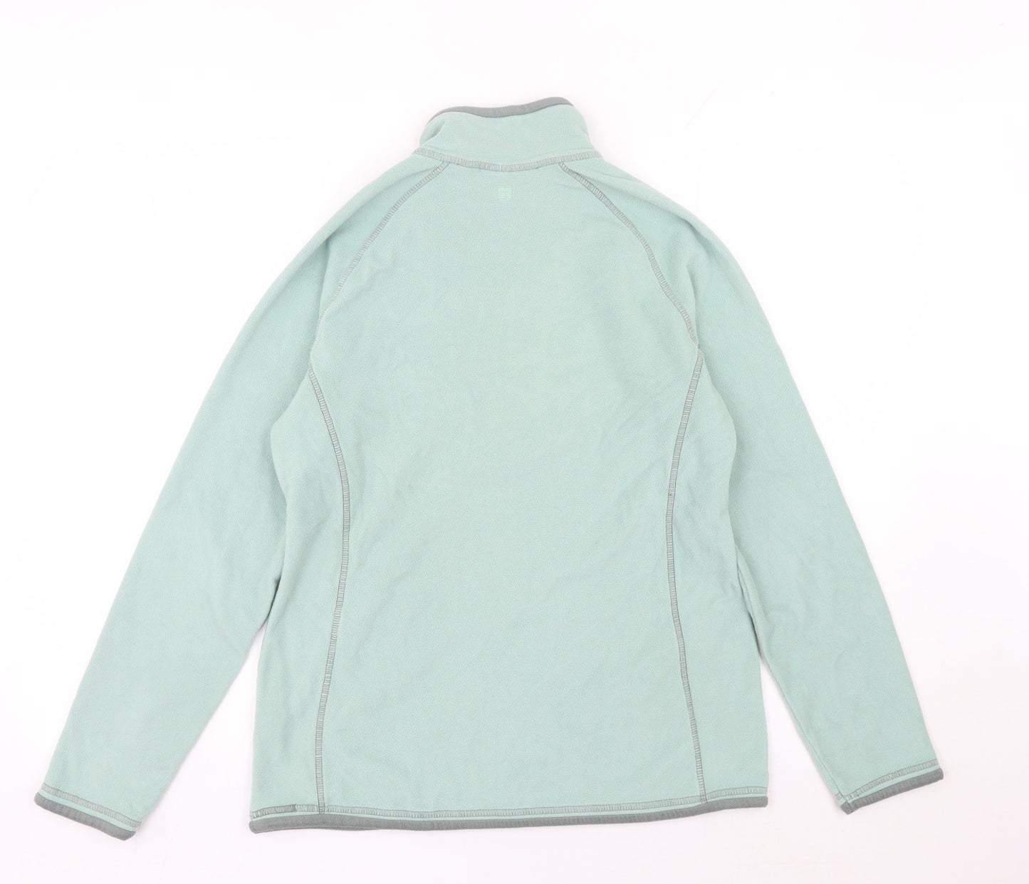 Mountain Warehouse Women’s Green Fleece Sweatshirt UK 12 Half Zip