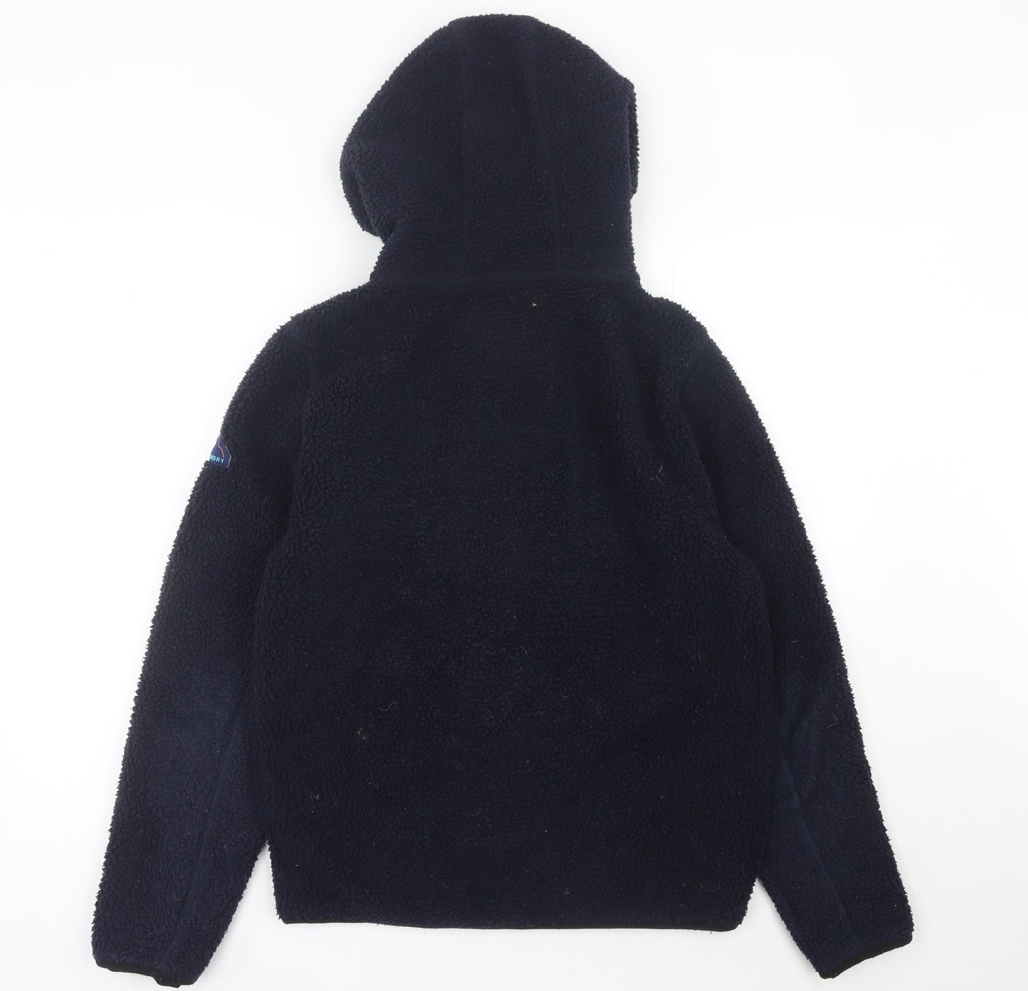 Tokyo Laundry Men’s Blue Fleece Hooded Jacket Small Regular Fit