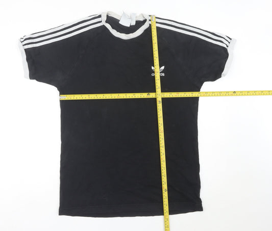 Adidas Mens Black Medium Regular Fit Sports T-Shirt
